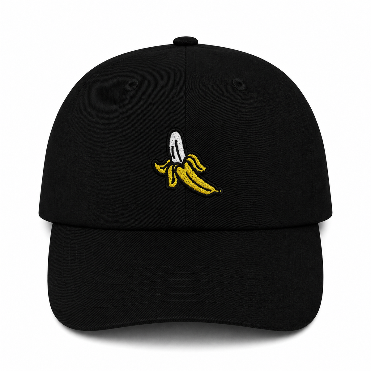 Banana Dad Hat Strapback (Black)