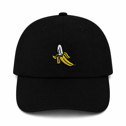 Banana Dad Hat Strapback (Black)