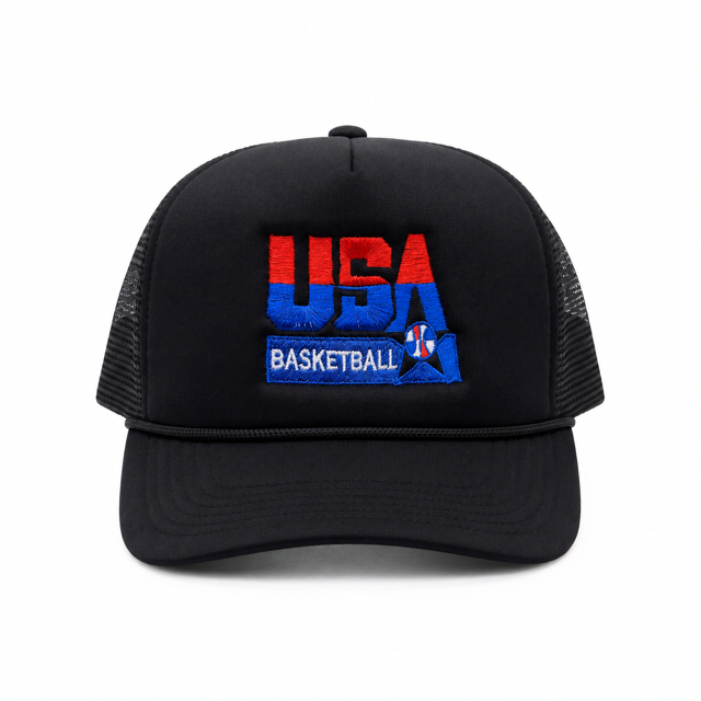 Team USA Mesh Trucker Snapback (Black)