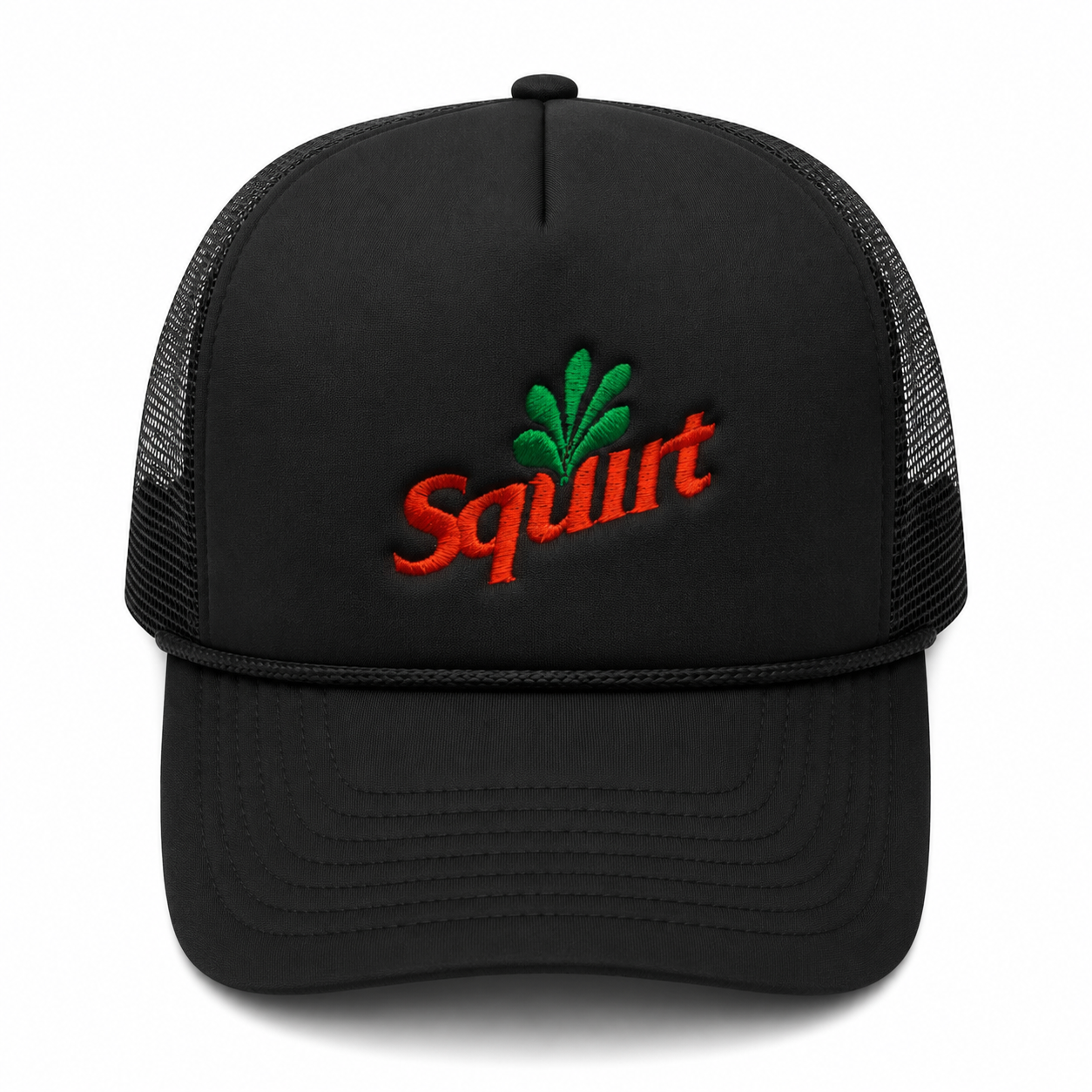 Squirt Mesh Trucker Snapback (Black)