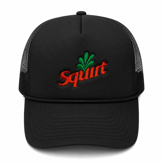 Squirt Mesh Trucker Snapback (Black)