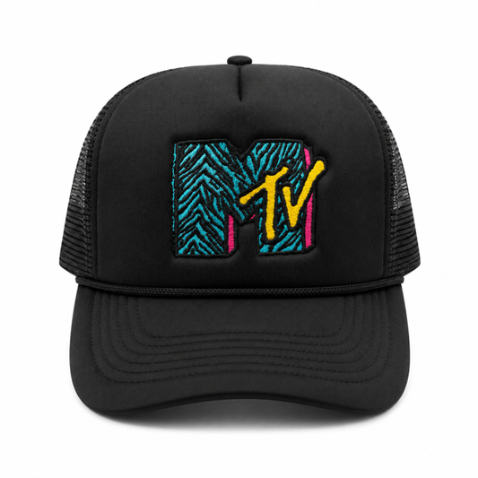 Zombie MTV Mesh Trucker Snapback (Black)