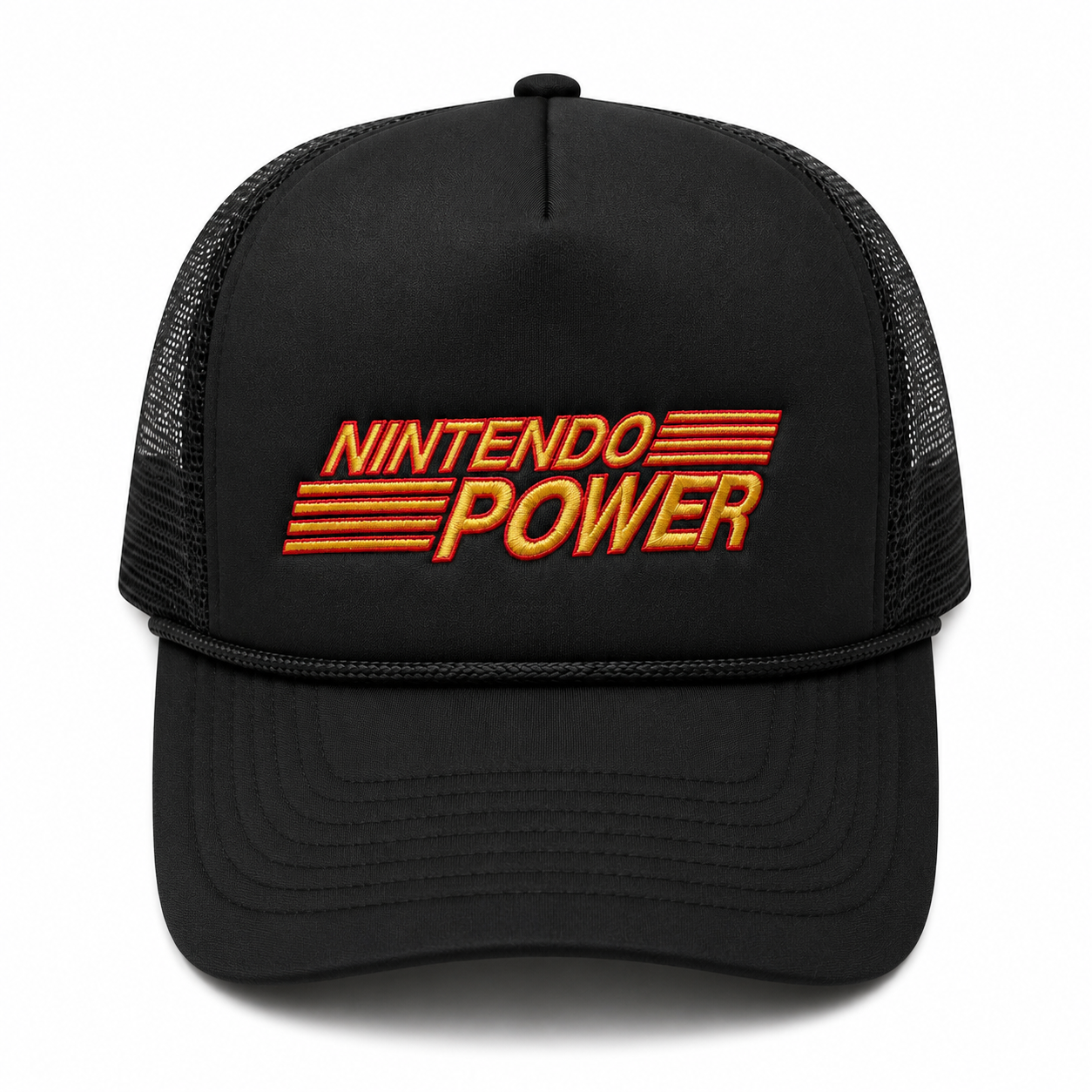 Nintendo Power Mesh Trucker Snapback (Black)