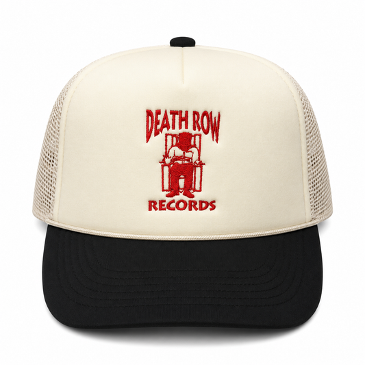 The Row Mesh Trucker Snapback (Beige/Black)