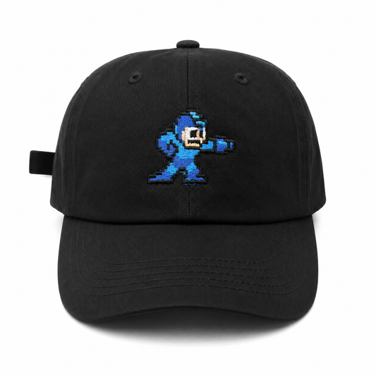 Mega Man Dad Hat Strapback (Black)
